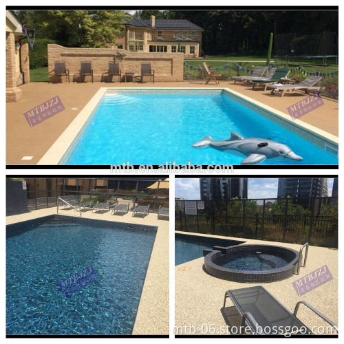Epoxy Porous Paving for Swimming Pool Surround